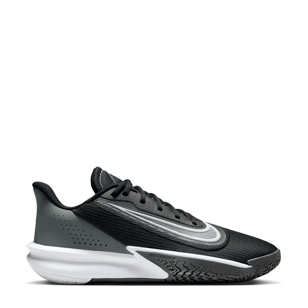Mens NIKE Precision 7  FN4322-005 Black/White/Iron Grey/Smoke Grey Shoes
