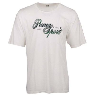 

Puma Timeless Athletics Винтажная футболка с круглым вырезом и коротким рукавом мужская размер  Ca, Белый, Puma Timeless Athletics Vintage Crew Neck Short Sleeve T-Shirt
