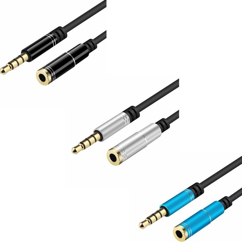 2 Pcs TPE Shell Earphone Extension Cable 3.5mm AUX Line  Mob