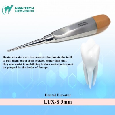 GERMAN Steel Dental Elevators Root Extraction Teeth Luxating Surgical STR & CRV