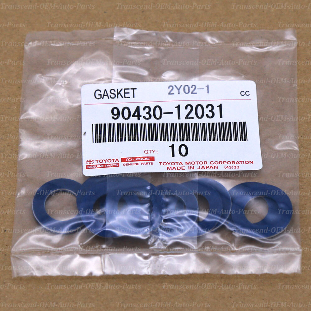 90430-12031 x10 GENUINE OEM OIL FILTER DRAIN PLUG WASHER GASKET - TOYOTA LEXUS