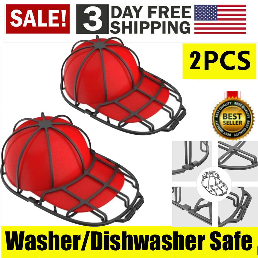 Washer Baseball Cap Cleaner Machine Washing Cage Holder Frame Net New