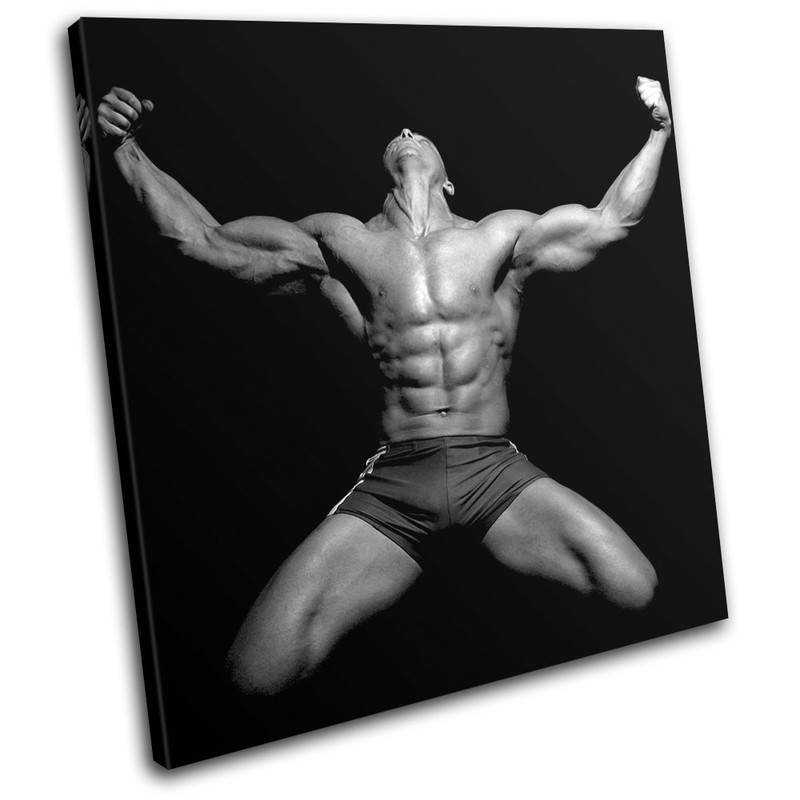 Muscular Male Nudes Sexy Sensual Erotic Single Toile Murale Art Photo Print