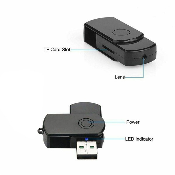 1080P HD Mini USB Flash Drive Camera Security Nanny Cam Video Recorder DVR DV - Image 18