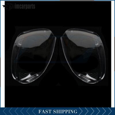 For Volkswagen GTI 2006-2009 LH+RH Headlight Lens Headlamp Cover Shell Pair