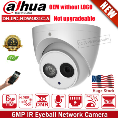 Dahua 8CH POE NVR CCTV System 6MP IR Night outdoor starlight MIC IP Camera lot