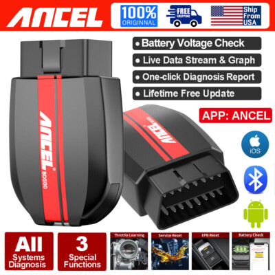 ANCEL BD500 Bluetooth OBD2 Scanner Car All System Code Reader Dignostic Tool ABS