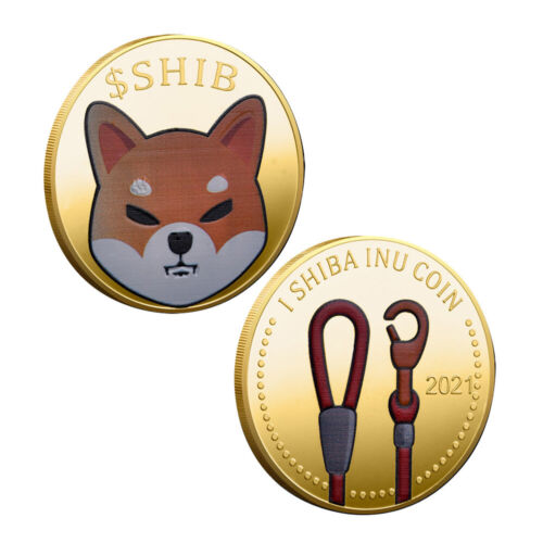 Shiba Inu SHIB Shib Shi ba Dog Commemorative Gold Coin Dogecoin Doge Coin Killer