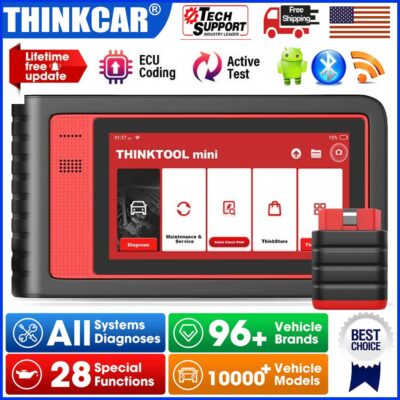 Thinktool Mini Car Full OBD2 Scanner SRS IMMO TPMS Code Reader Diagnostic Tool