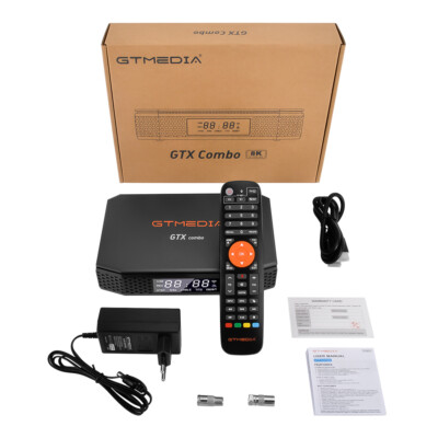 GTMEDIA 8K DVB-S2/T2/ATSC FTA Satellite TV Receiver PVR Android Smart TV BOX CI+