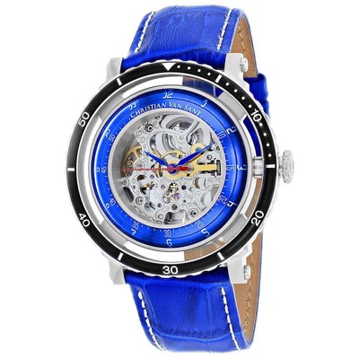 Pre-owned Christian Van Sant Mens Gold Dial Watch - Cv0748