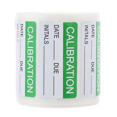  Calibration Stickers Oil Change for Self-laminating Removable Office