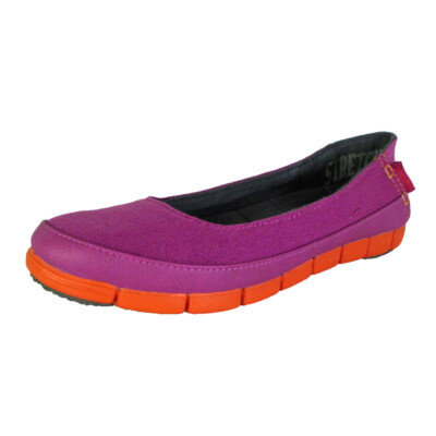 Crocs Womens Stretch Sole Flat Slip On Shoes