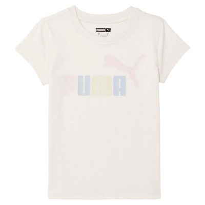 

Puma Luminous Logo Graphic Crew Neck Short Sleeve Tshirt Youth Girls Off White C, Puma Luminous Logo Graphic Crew Neck Short Sleeve TShirt Youth