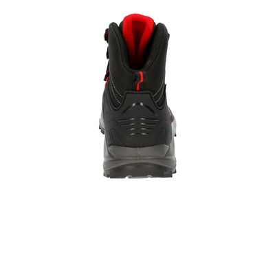 HI-TEC HI-TEC MENS SPORTHIKE MID WALKING BOOTS BLACK RED SPORTS OUTDOORS WATERPROOF