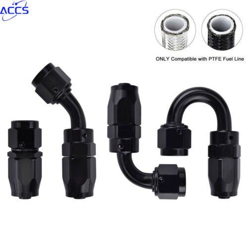AN4/AN6/AN8/AN10/AN12 PTFE Hose End Fitting Adapter for PTFE Hose Line Universal