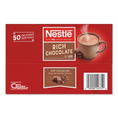 Nestle 25485 0.71 oz. Hot Cocoa Mix - Rich Chocolate (50/BX) New