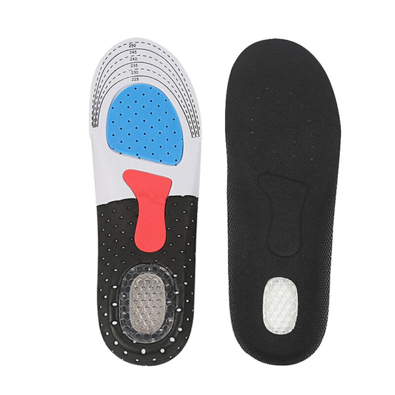 Men Gel Orthotic Sport Running Insoles Insert Shoe Pad Arch Support Cushion KY