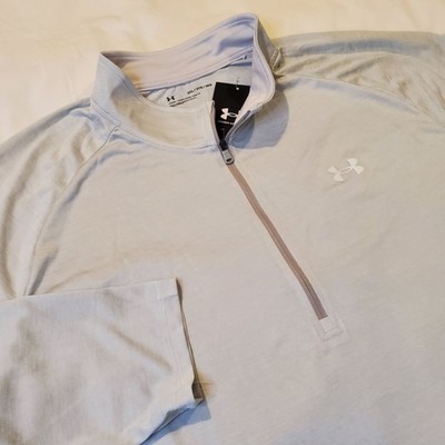 Under Armour Tech 2.0 1/2 Zip Loose Fit Pullover Shirt Size 3XL Halo Gray NWT