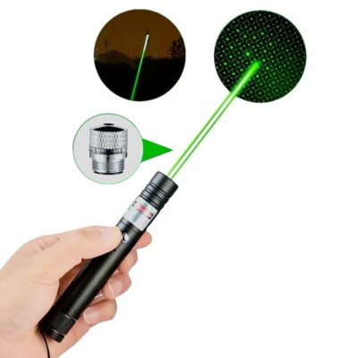 Rechargeable Green Laser Pointer High Power, 10000 Feet Long Range Laser Beam