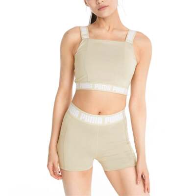 

Женский укороченный топ Puma Strong Training Off White Casual Athletic 521805-64