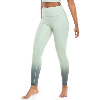 

Puma Studio Ombre High Waist Full Leggings Женские зеленые спортивные повседневные 52106077, Зеленый, Puma Studio Ombre High Waist Full Leggings