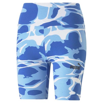 

Puma Summer Splash Graphics 7-дюймовые короткие женские леггинсы размера  Спортивные повседневные леггинсы, Синий, Puma Summer Splash Graphics 7 Inch Short Leggings
