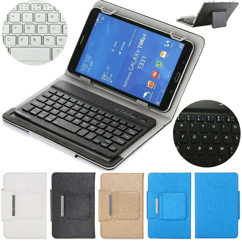 US For Amazon Kindle Fire HD 10 2021 2019 2017 Leather Keyboard Stand Case Cover