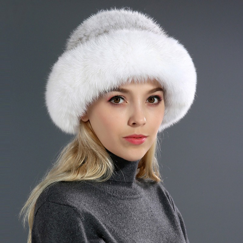 real mink fur hats