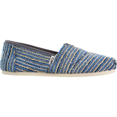 

Женские классические слипоны из букле с пайетками TOMS, размер 6,5 B, повседневная обувь на плоской подошве 10010808, Синий, TOMS Classic Sequin Boucle Slip On