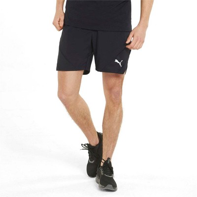 

Puma Train Vent Woven 7 Shorts Mens Size  Athletic Casual Bottoms 521531-01, Черный, Puma Train Vent Woven 7" Shorts