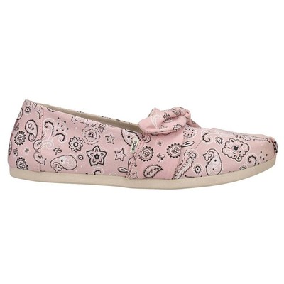 

Розовые женские повседневные туфли на плоской подошве TOMS Alpargata Bow Tie 10015756T, Розовый, TOMS Alpargata Bow Tie Slip On