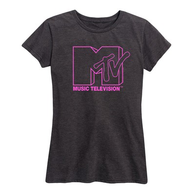 

Женская футболка MTV, Heather charcoal