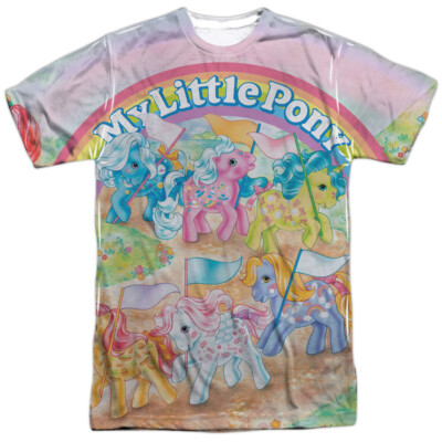 My Little Pony Classic Ponies Licensed Sublimation Adult T-Shirt