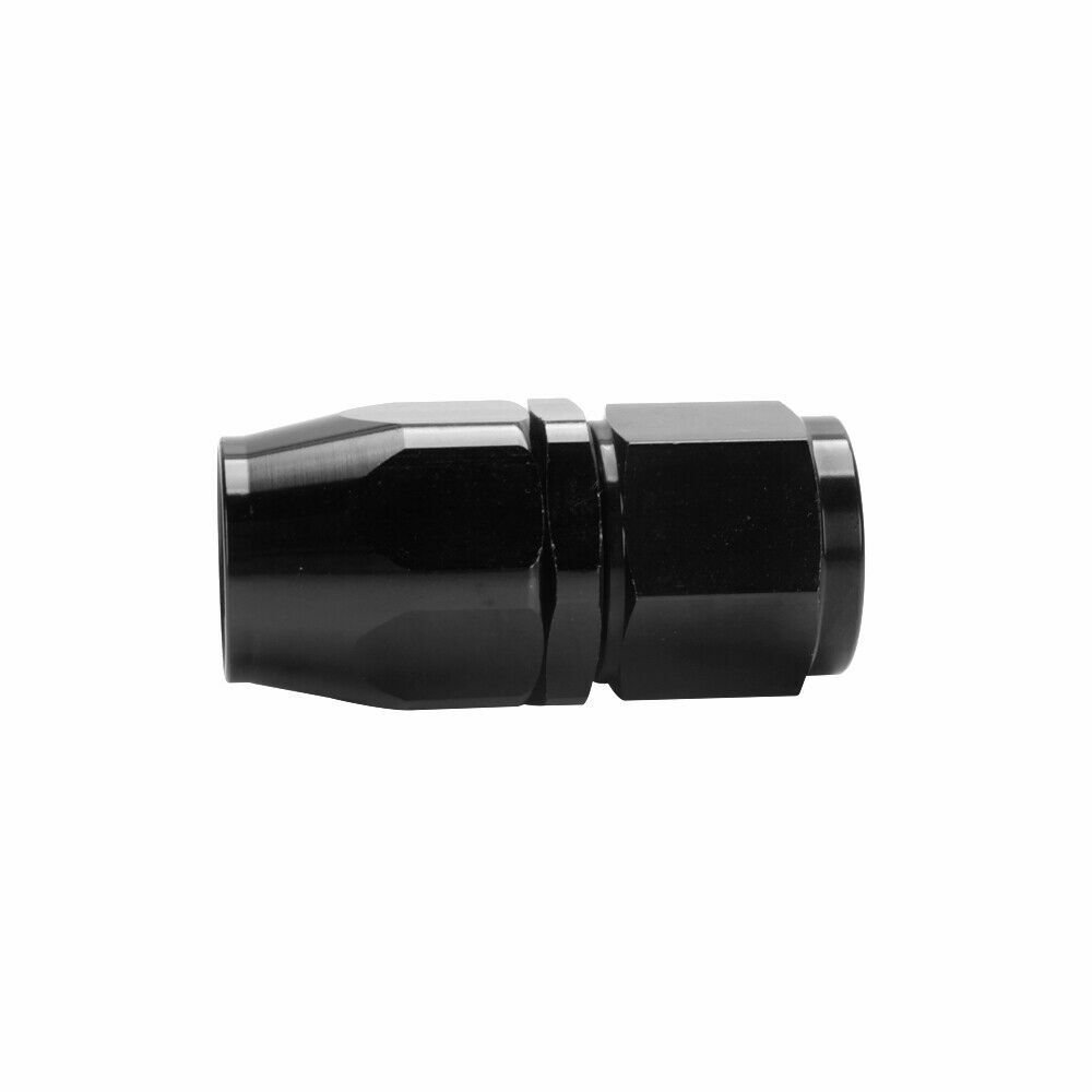 2Pcs 10AN Straight Swivel Hose End Fitting For CPE Oil Fuel Line Aluminum Black