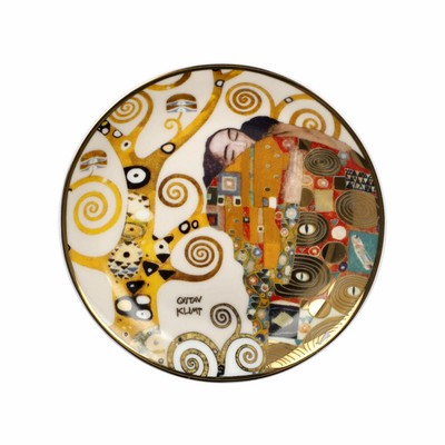 Goebel Mini Plate Gustav Klimt - The Fulfilment Artis Orbis Fine Bone China 1...