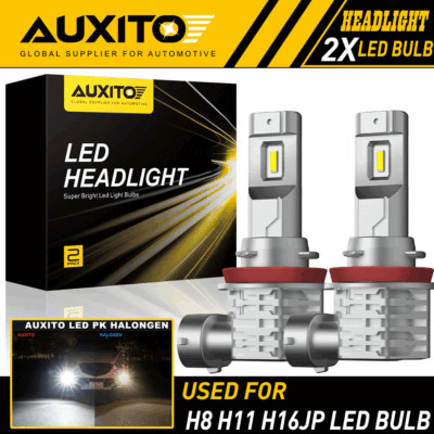 H11 H8 H9 LED Headlight Kit High/Low Bulb Super Bright 6500K White 360000LM EOA