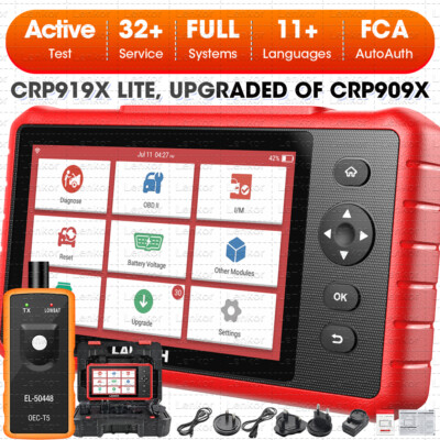 2024 LAUNCH CRP919X Lite CRP909X Bidirectional Scanner Diagnostic Tool Coding