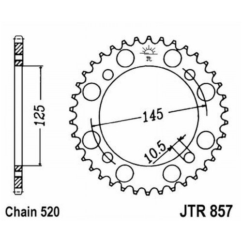 CORONA JT 857 z39 YAMAHA 600 XT 1987-1989 2KF