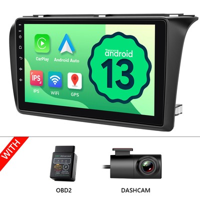 OBD+DVR+Eonon 9''IPS CarPlay Android 13 Car Stereo Radio WiFi for Mazda 3 2004-09