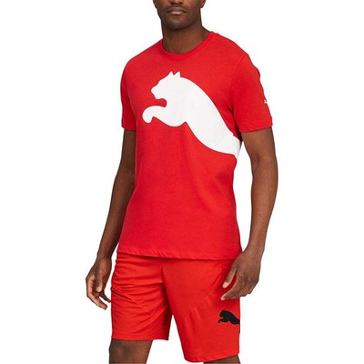 

Мужские кроссовки с коротким рукавом Puma Oversized Logo Crew Neck 588544-11, Красный, Puma Oversized Logo Crew Neck Short Sleeve