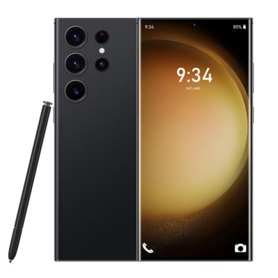 NEW S24 Ultra Unlocked Android 13 Smartphone 128GB Dual SIM Mobile Phone 6800mAh