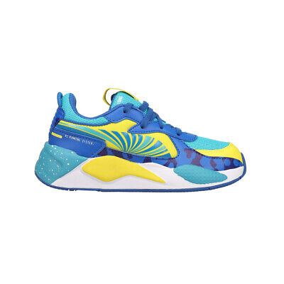 Повседневные кроссовки Puma RsX Brain Freeze на шнуровке для маленьких мальчиков синего цвета 38521502