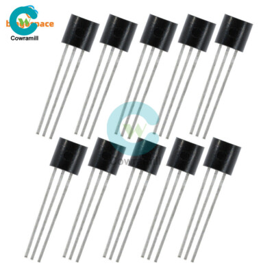 10PCS DS18B20 TO-92 9-12bit Temperature Sensor Dallas Thermometer Sensor New