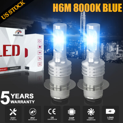 2x LED Headlight For UTV 500 700 HiSun Massimo Bennche MSU TSC HS Husaberg 8000K