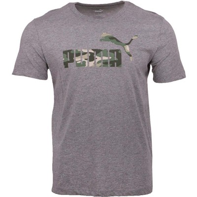 

Футболка Puma Essentials Logo Crew Neck с коротким рукавом Мужские размеры  Повседневные топы 58, Grey, Puma Essentials Logo Crew Neck Short Sleeve TShirt