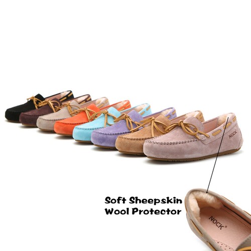Womens Ladies UGG Moccasins Mino Spring Summer Flat Loafers