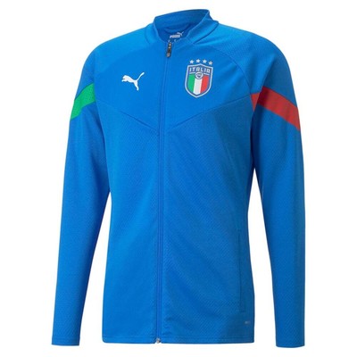 Puma Figc Player Training Jacket Мужские синие пальто Куртки Верхняя одежда 76707203