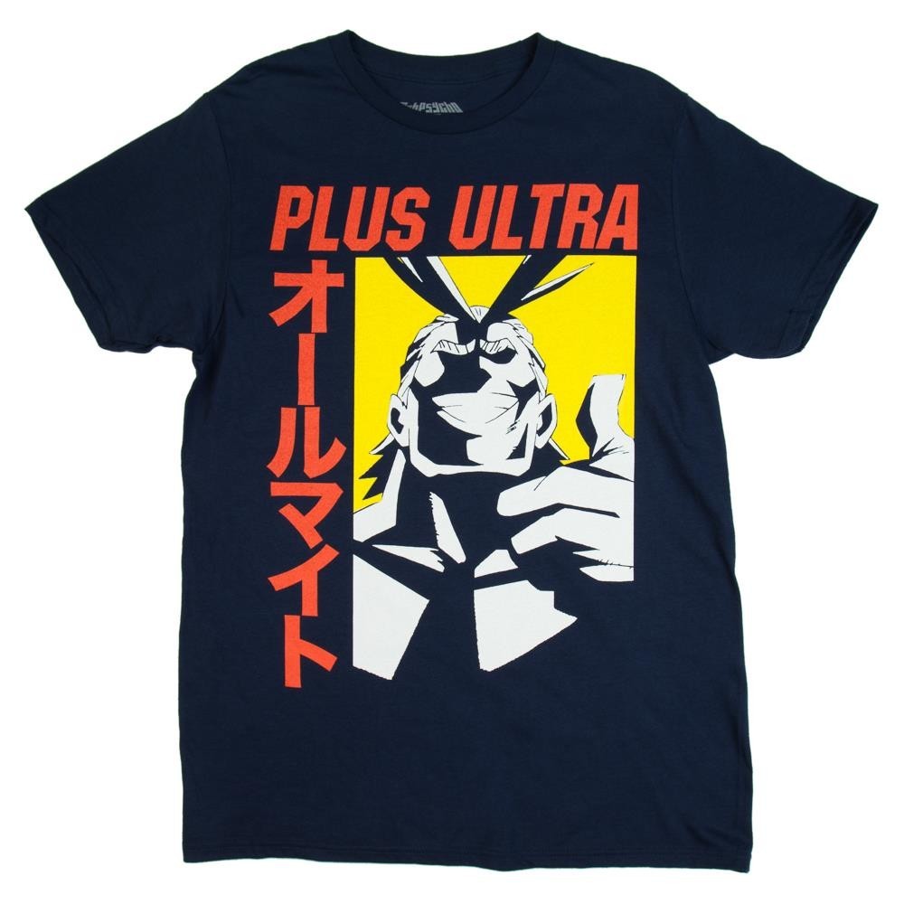 ** Легальная ** Футболка My Hero Academia All Might Ultra Plus с аутентичным аниме TS5U4W