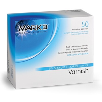 SALE! 2x5 Pcs (10 Pcs) 5% Sodium Fluoride Varnish Spearmint - MARK3